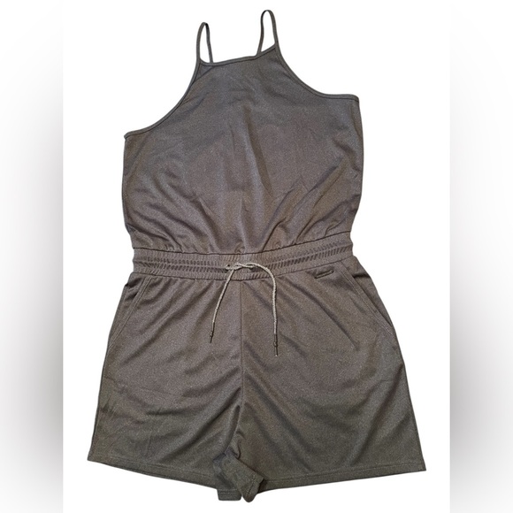 Mondetta Active Lifestyle Romper Black Melange Size - Picture 2 of 12